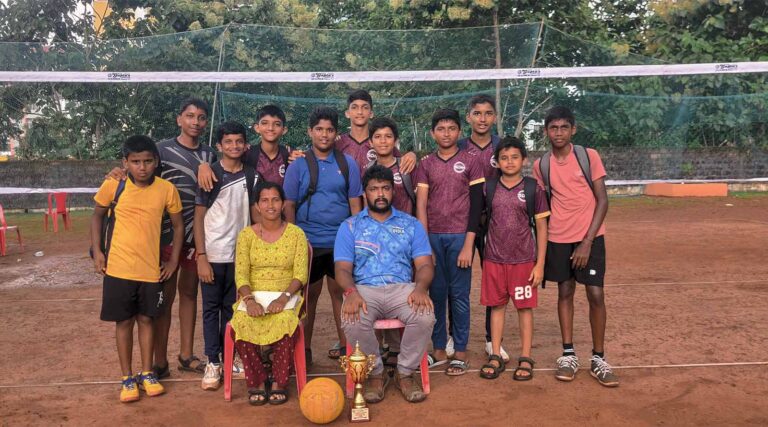 Achieves Recognition in Throw ball Tournament