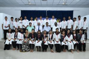 Graduation ceremony of class representatives and felicitation of academic achievers