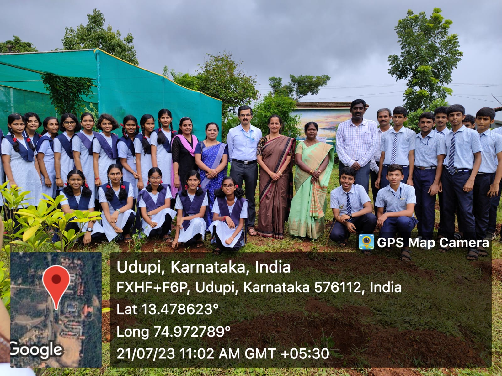 8th Ayurveda Day celebration- School Herb Garden Development program