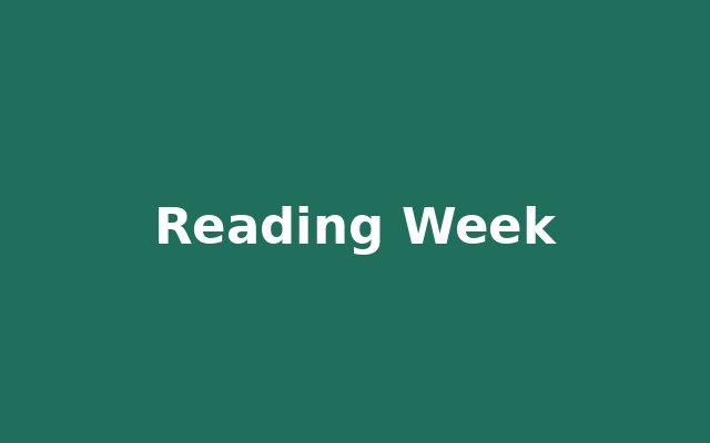 National Reading Week Celebrations