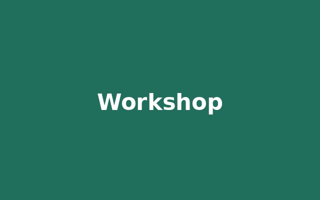 Workshop on Literature Search & Reference Management Tools