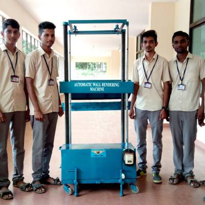 Automatic Wall Rendering Machine
